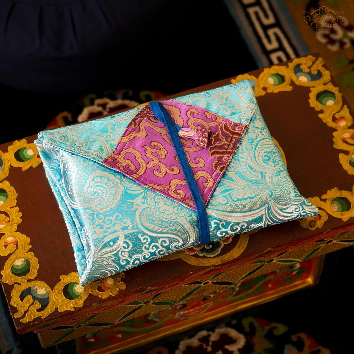 Tibetan Traditional Brocade Book Cloth