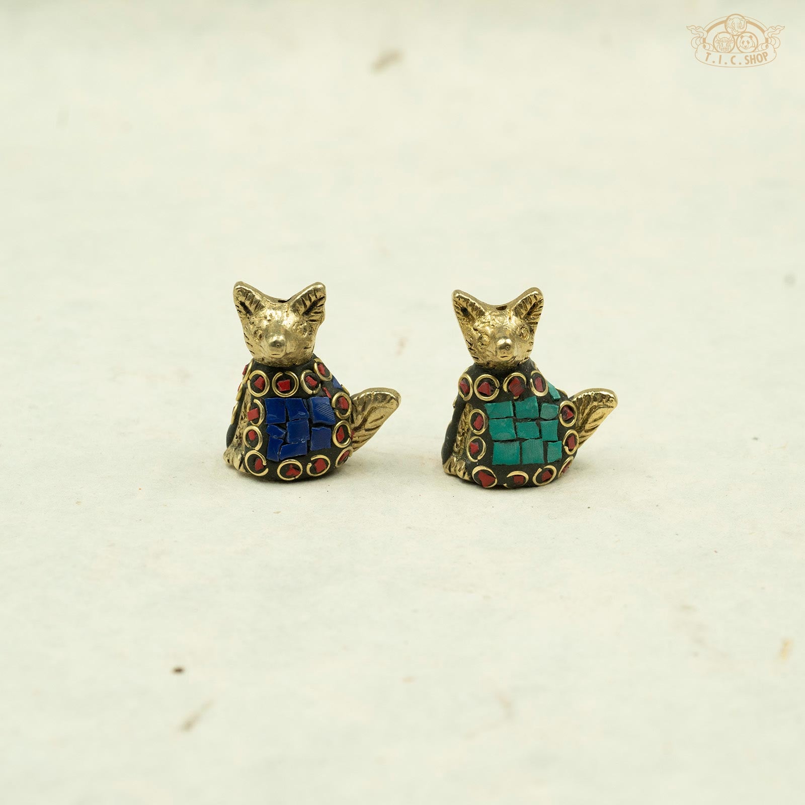 Brass Cat Incense Holder