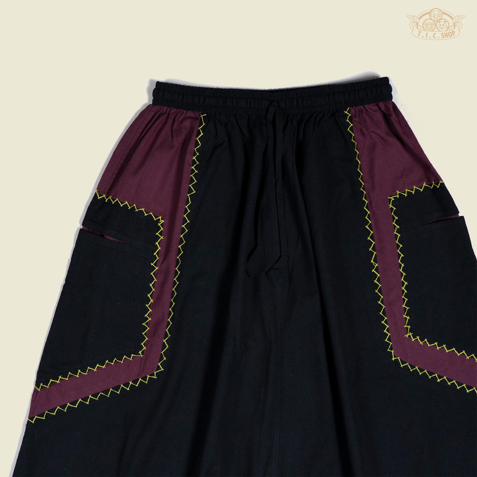 Hand Embroidery Patchwork Harem Trousers