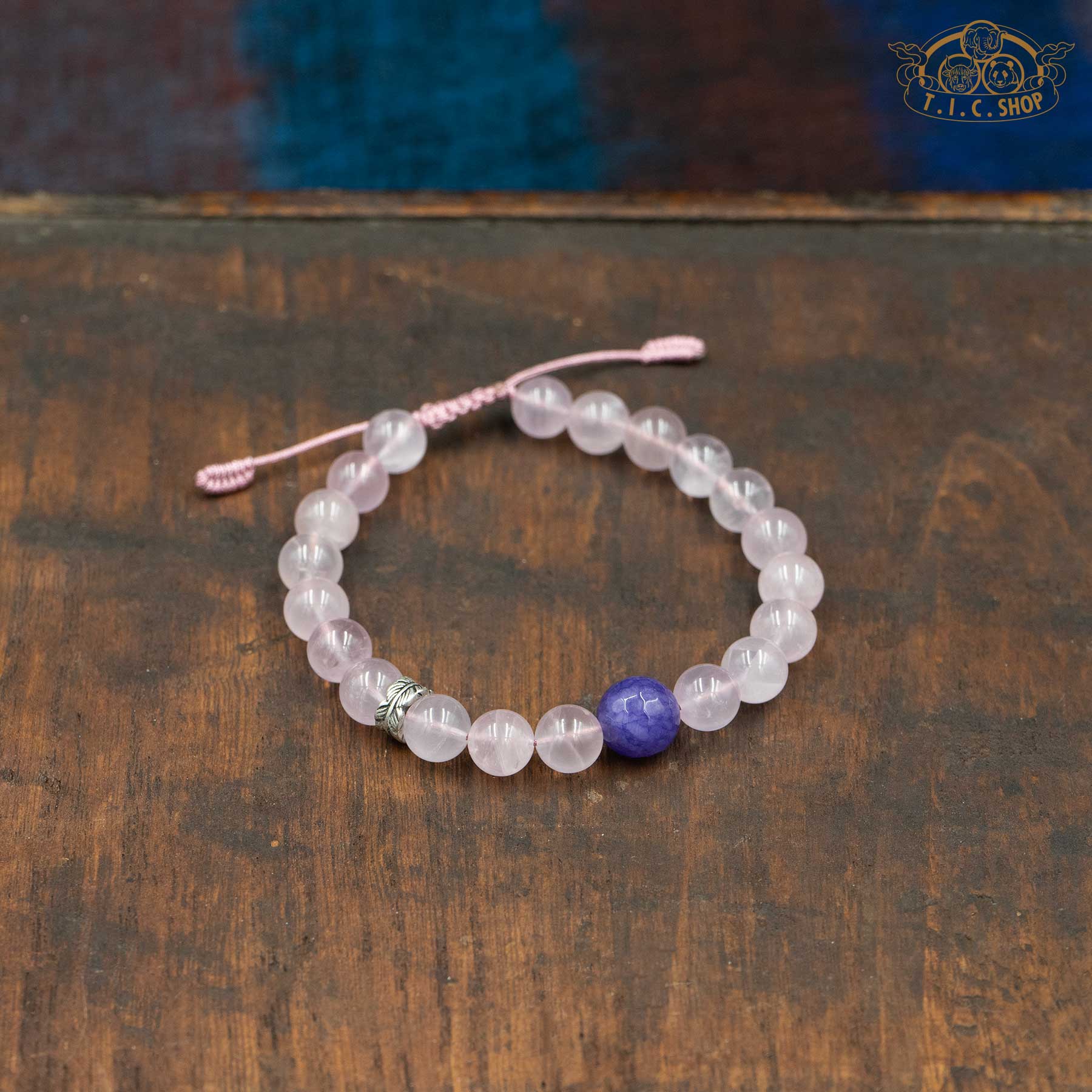 Rose Quartz 8mm Beads Bracelet