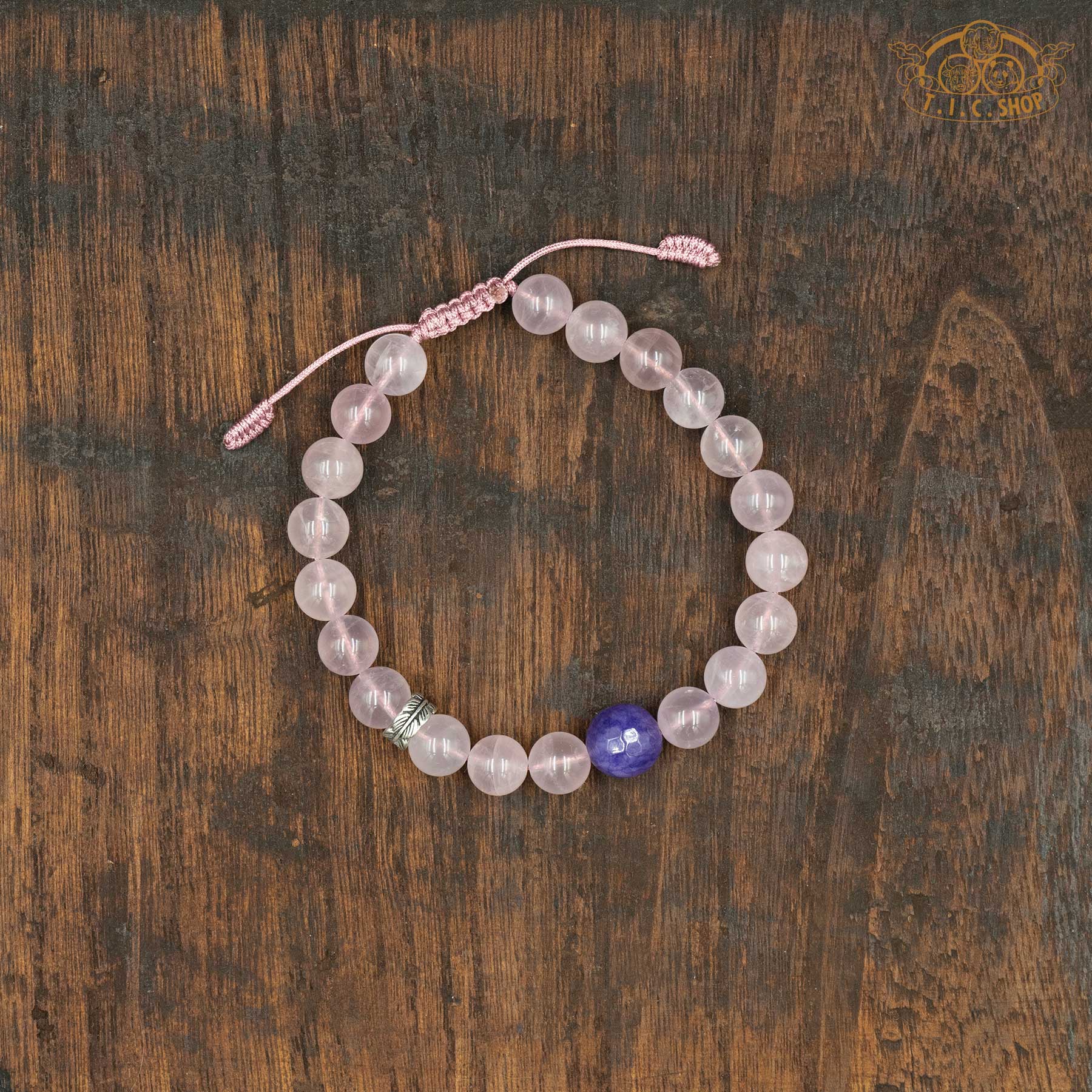 Rose Quartz 8mm Beads Bracelet