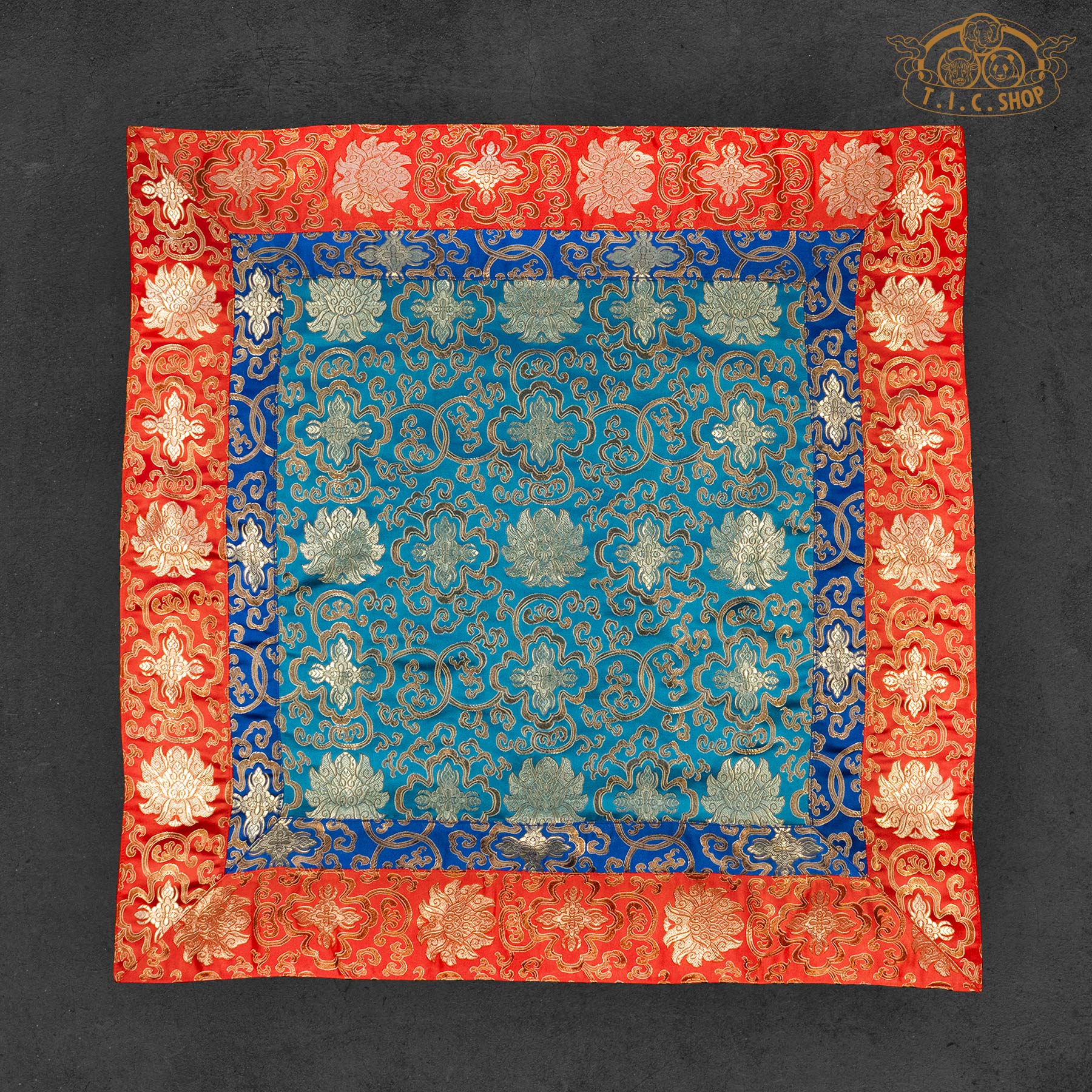 Tibetan Style Brocade Altar Cloth Table Cover 80x80cm