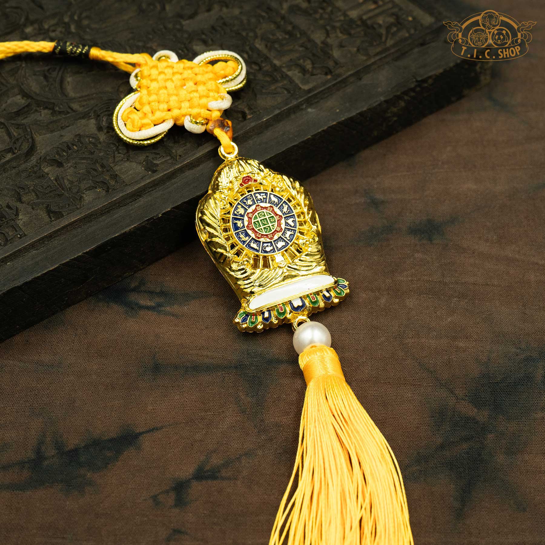 Tibetan Style Blessing Hanger Decor Kalachakra