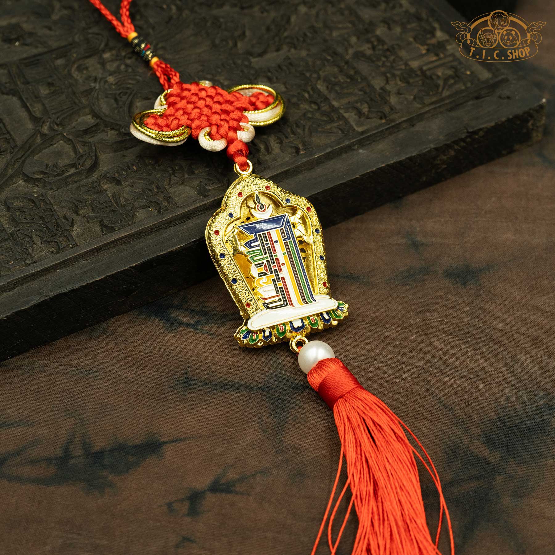 Tibetan Style Blessing Hanger Decor Kalachakra