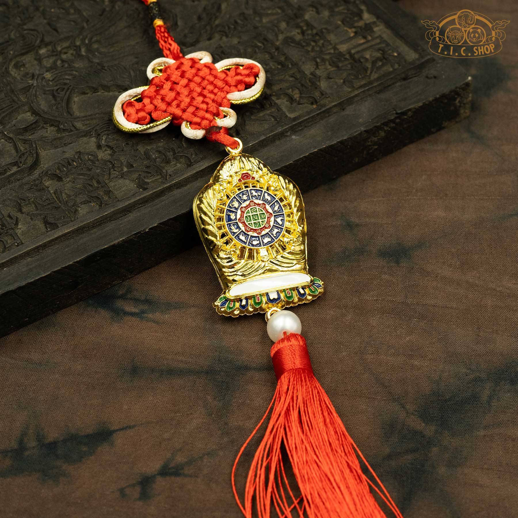 Tibetan Style Blessing Hanger Decor Kalachakra
