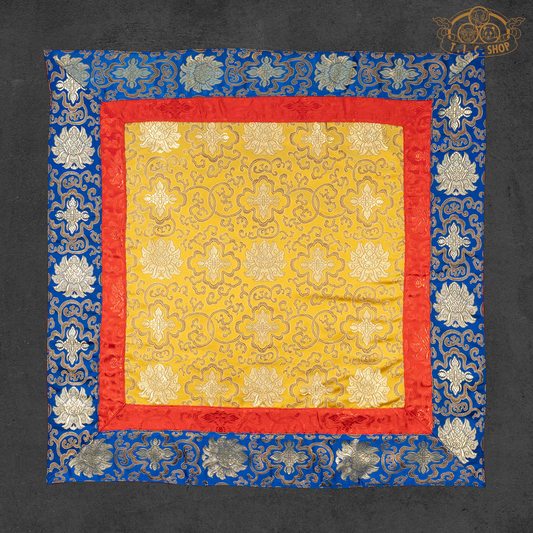 Tibetan Style Brocade Altar Cloth Table Cover 80x80cm