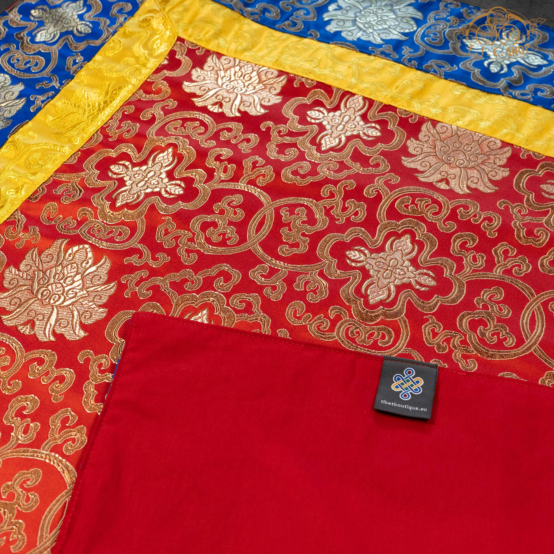 Tibetan Style Brocade Altar Cloth Table Cover 80x80cm
