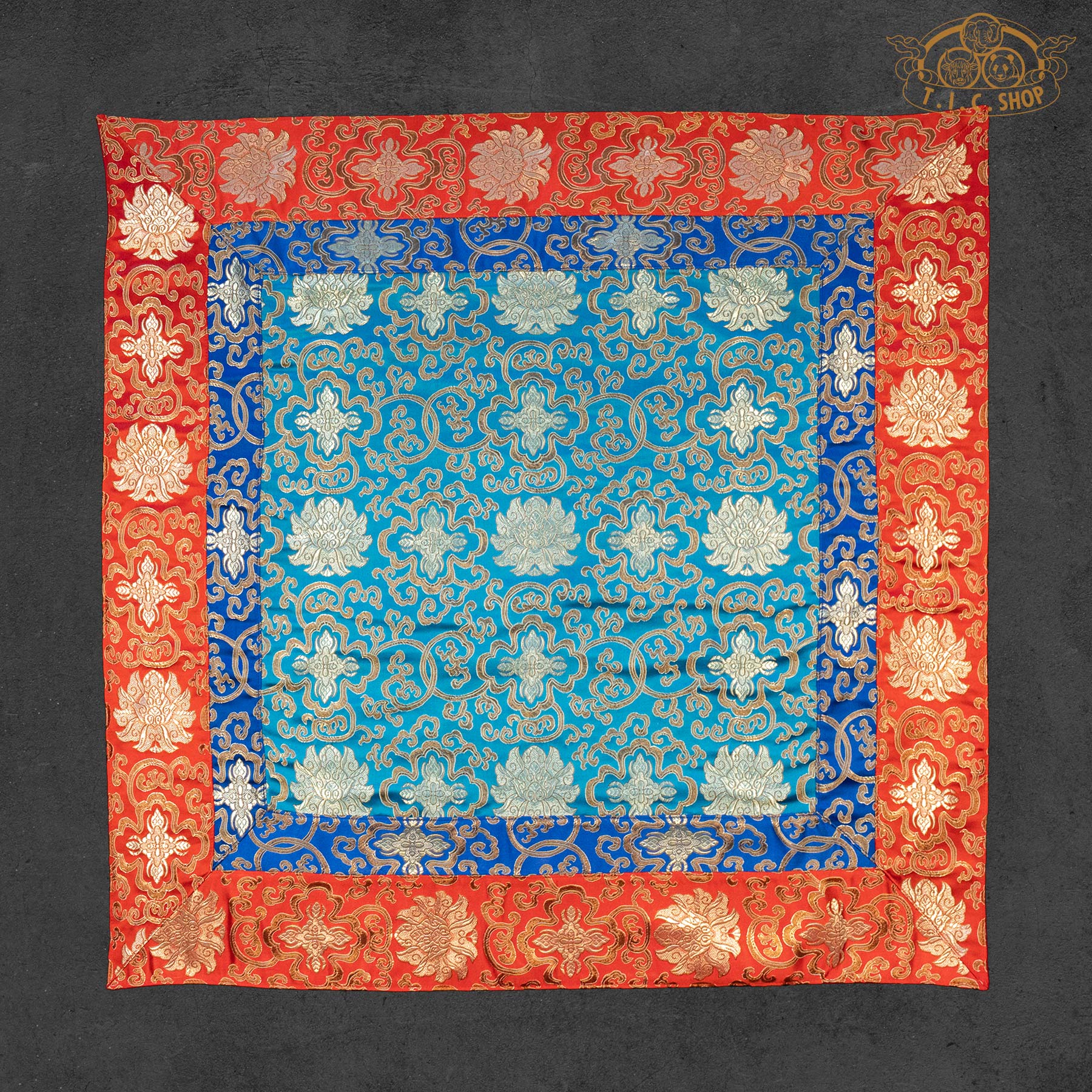 Tibetan Style Brocade Altar Cloth Table Cover 80x80cm
