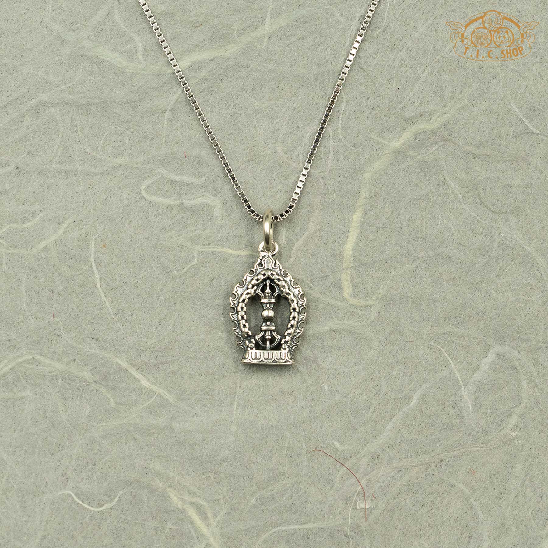 Vajra 925 Silver Pendant Necklace