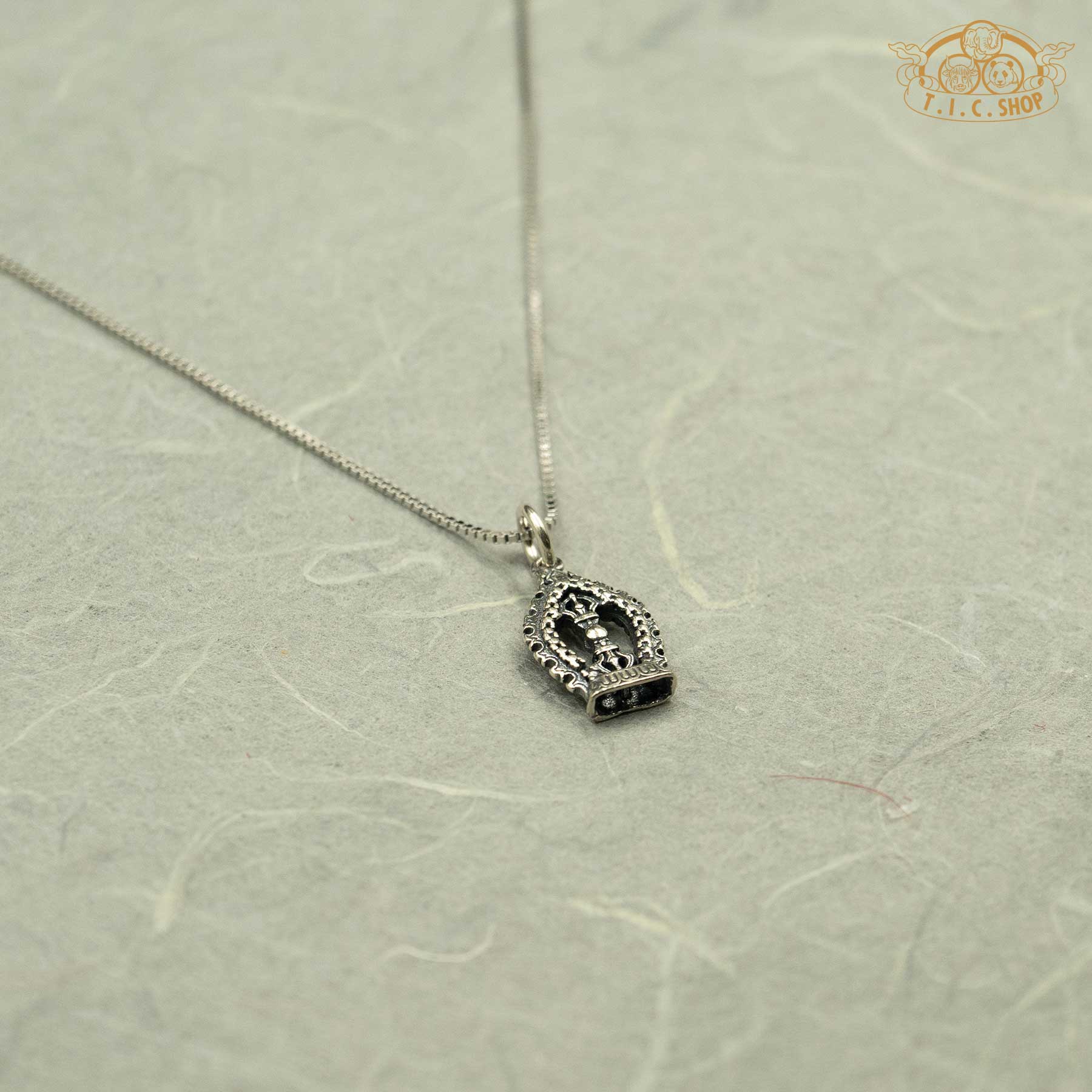 Vajra 925 Silver Pendant Necklace