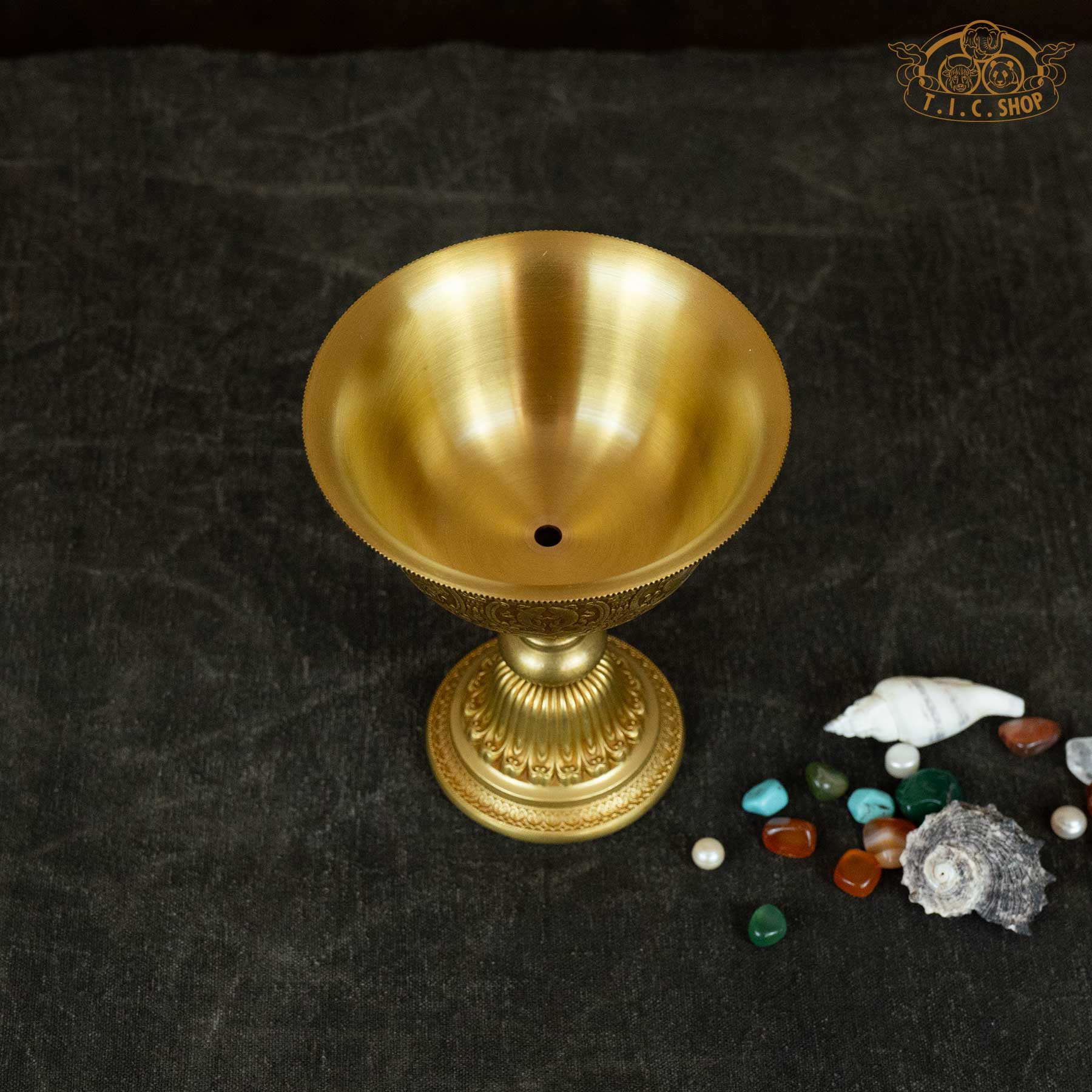 Brass Butter Lamp