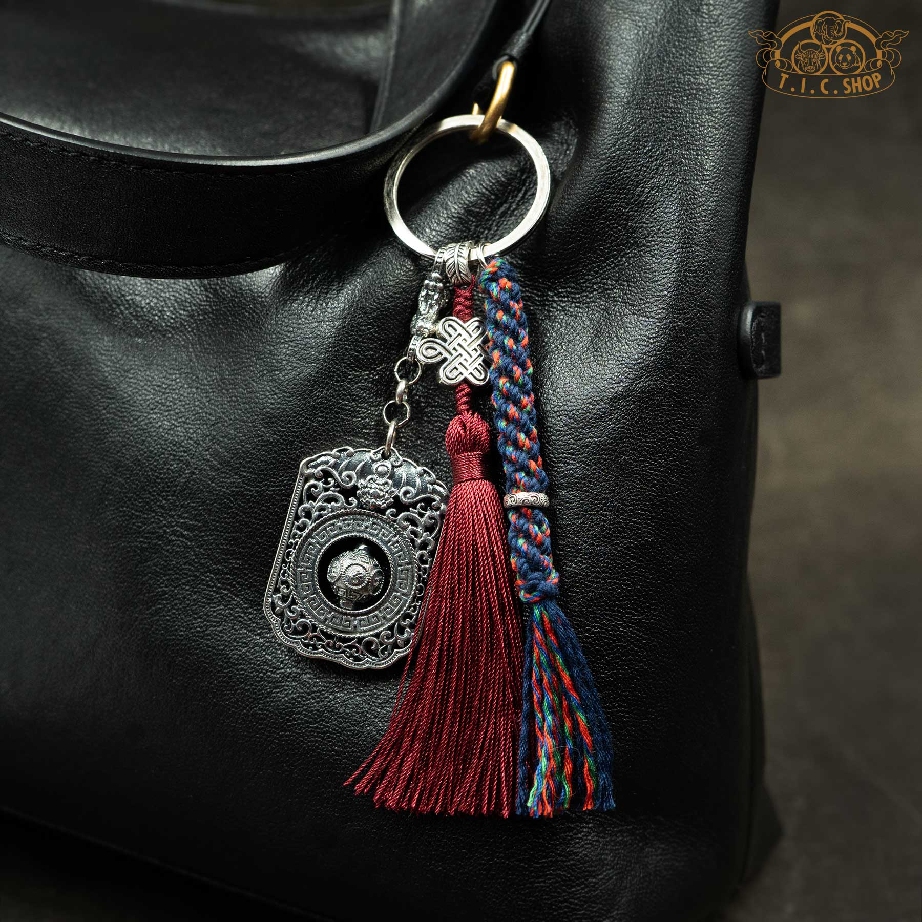 Tibetan Hand-woven Hanging Amulet