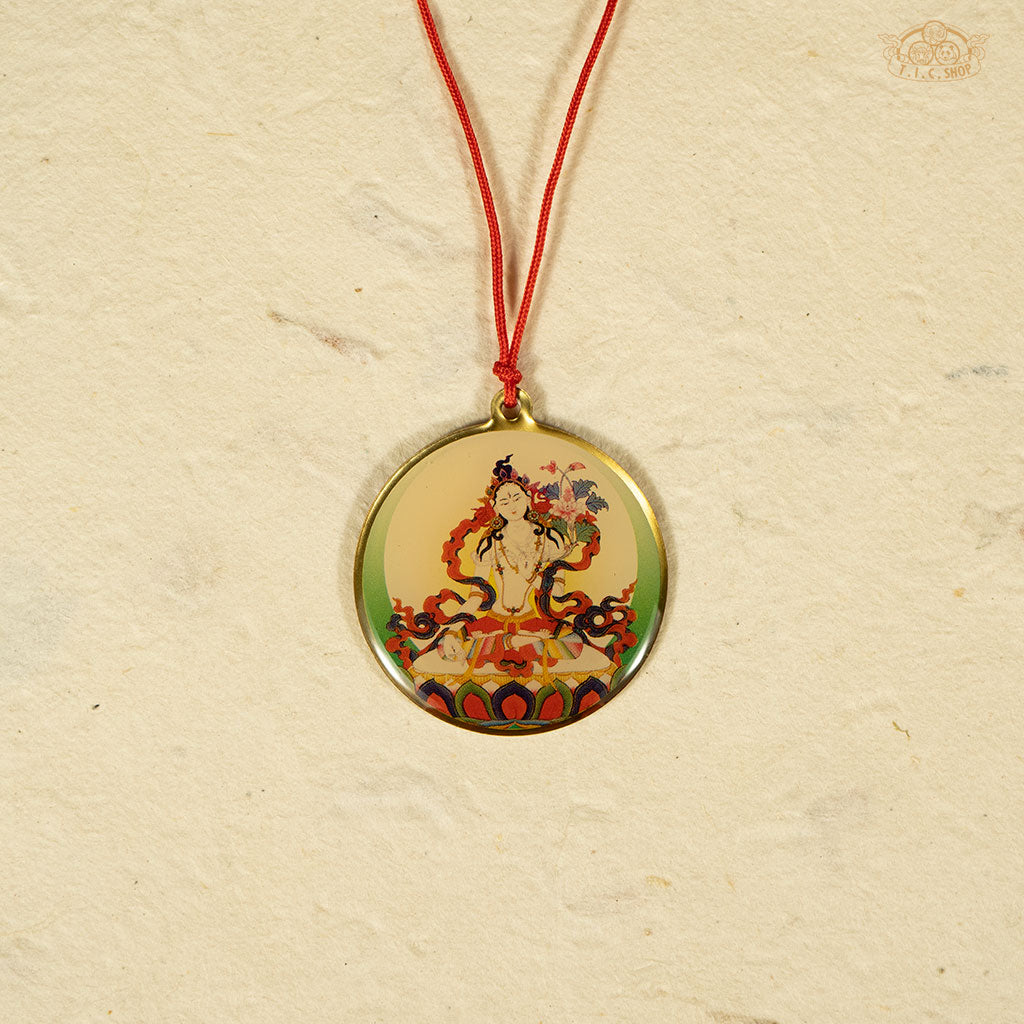 White Tara Amulet Pendant