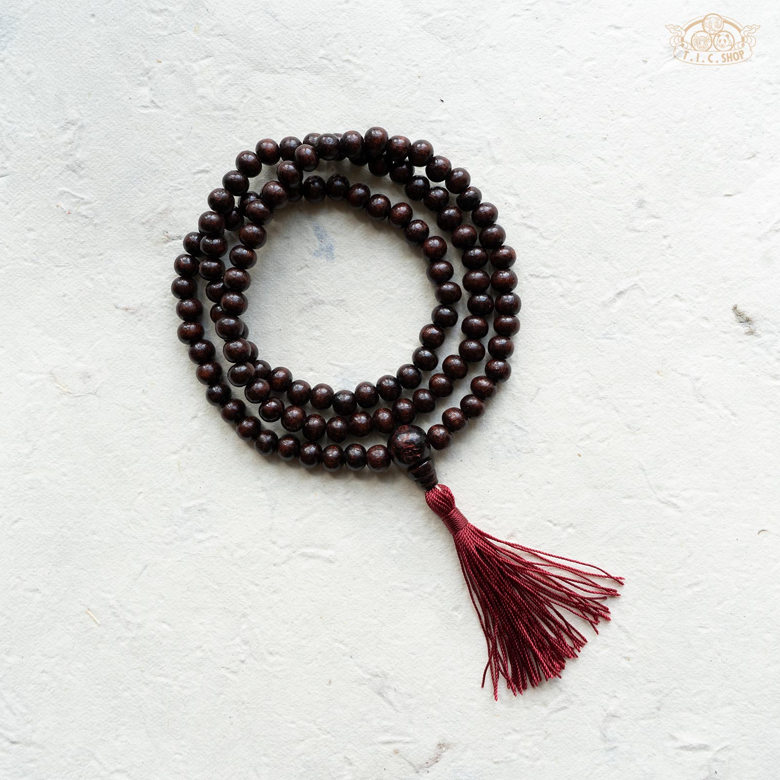 Rosewood 8mm 108-Bead Traditional Prayer Mala