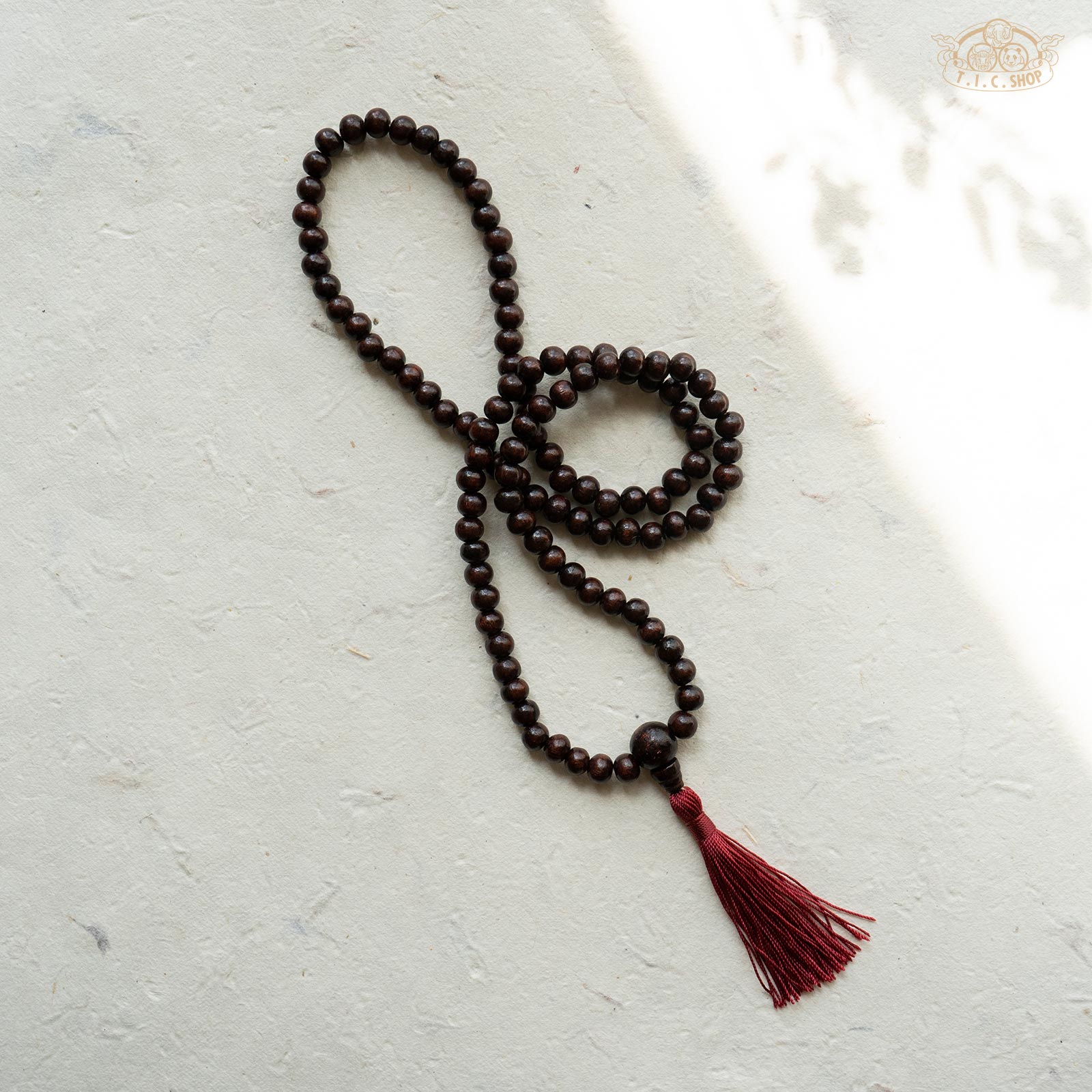 Rosewood 8mm 108-Bead Traditional Prayer Mala