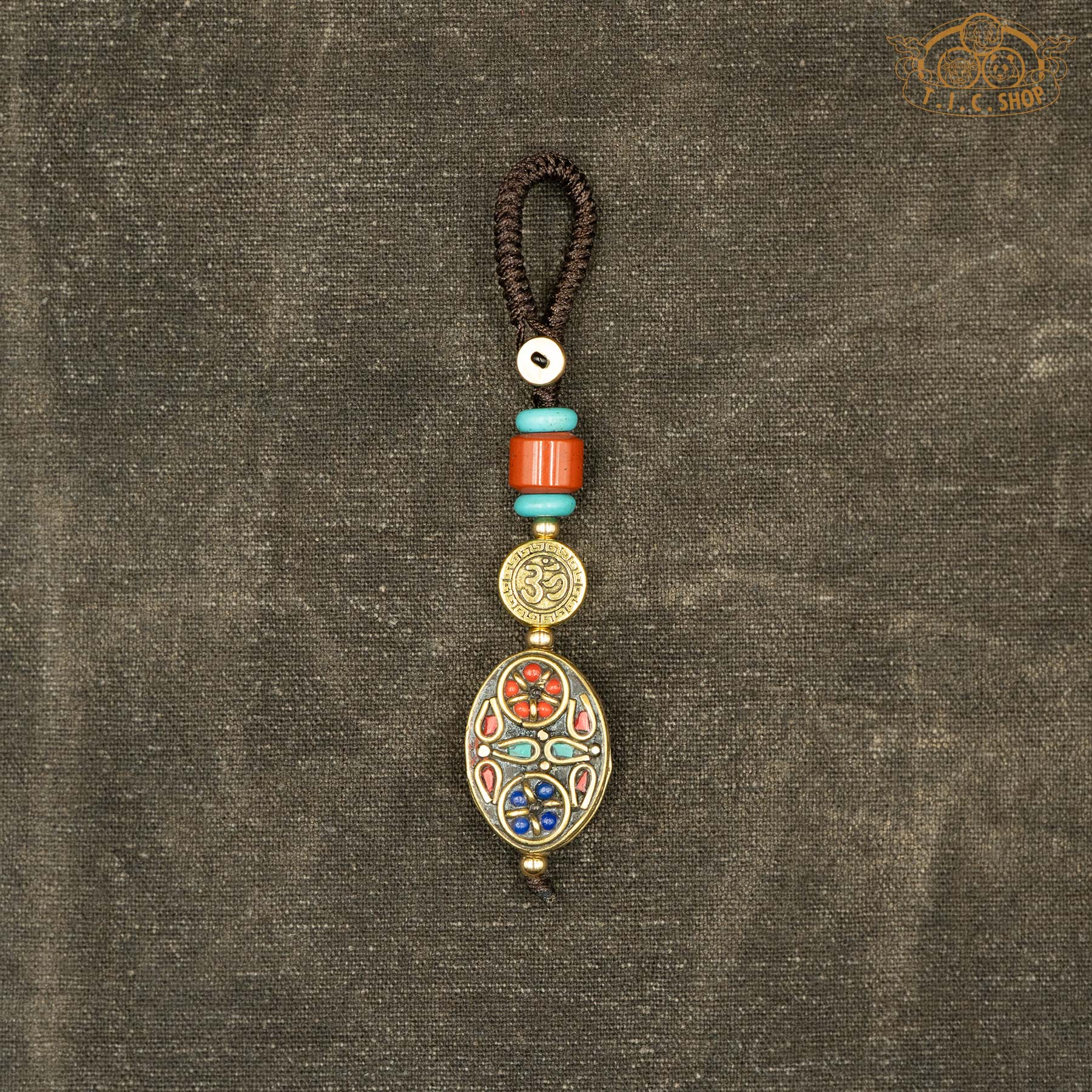 Handmade Nepal Colorful Bead Hanging Charm