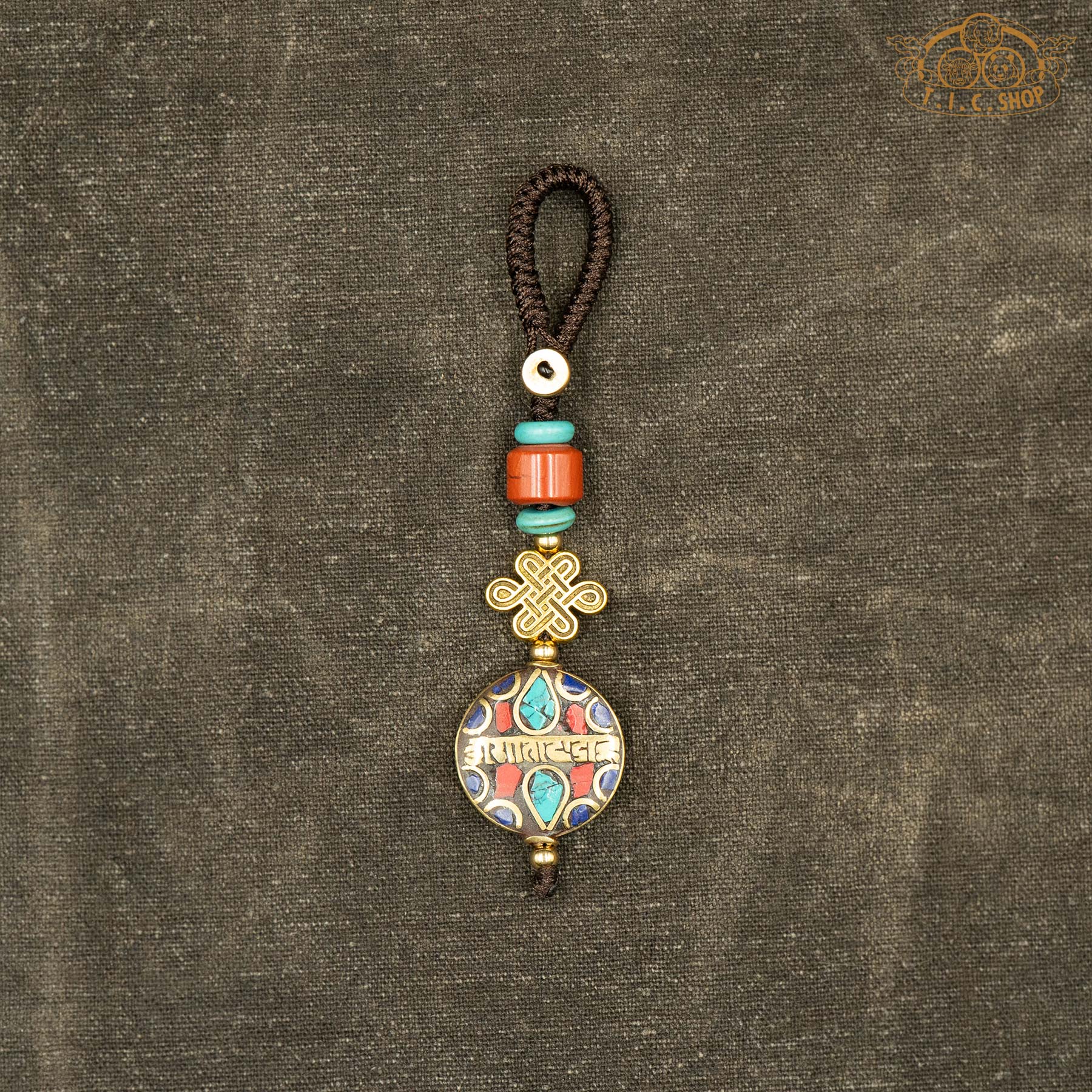 Handmade Nepal Colorful Bead Hanging Charm