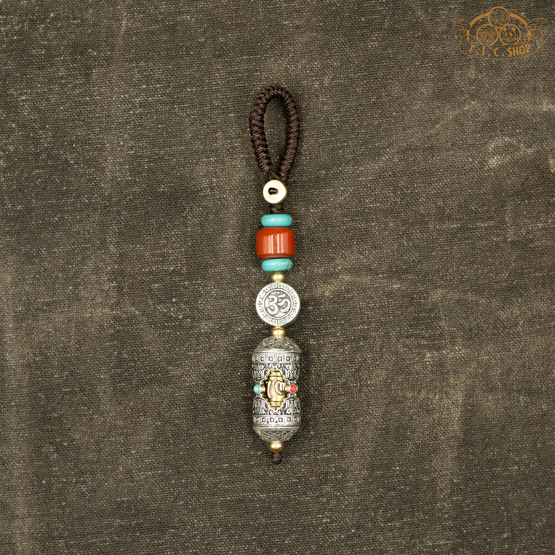 Prayer Wheel Hanging Protection Amulet