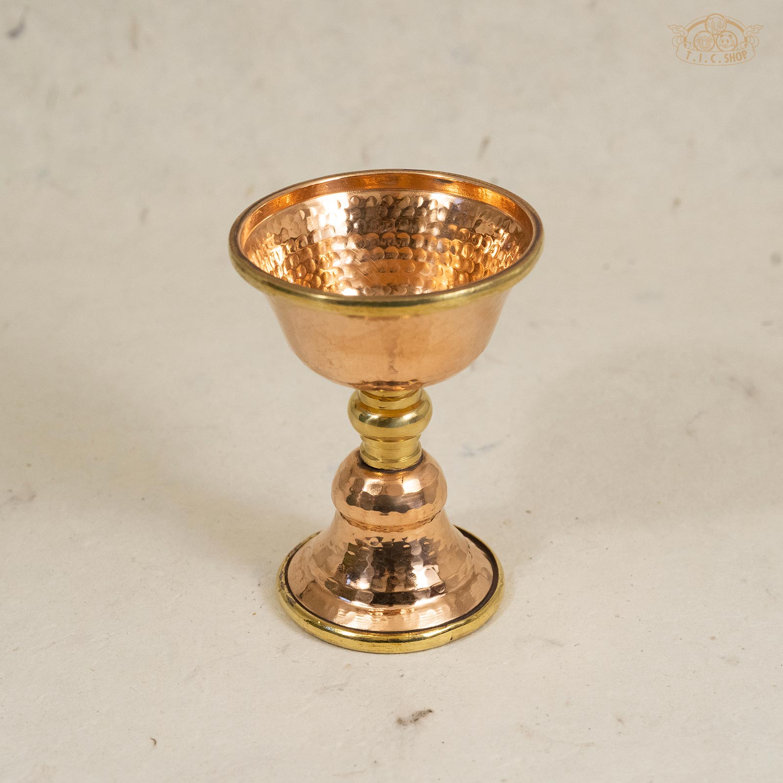 Copper Butter Lamp Large