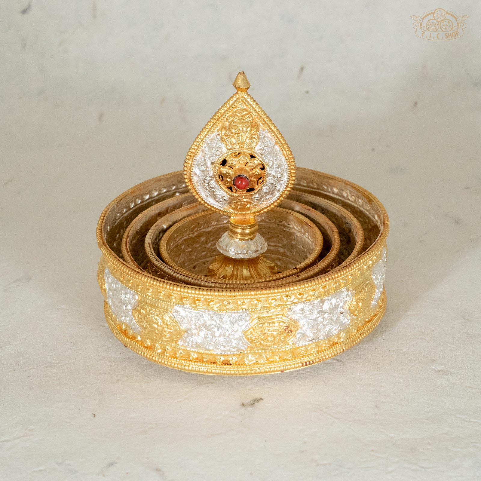 Handcrafted Mandala Offering Set Medium