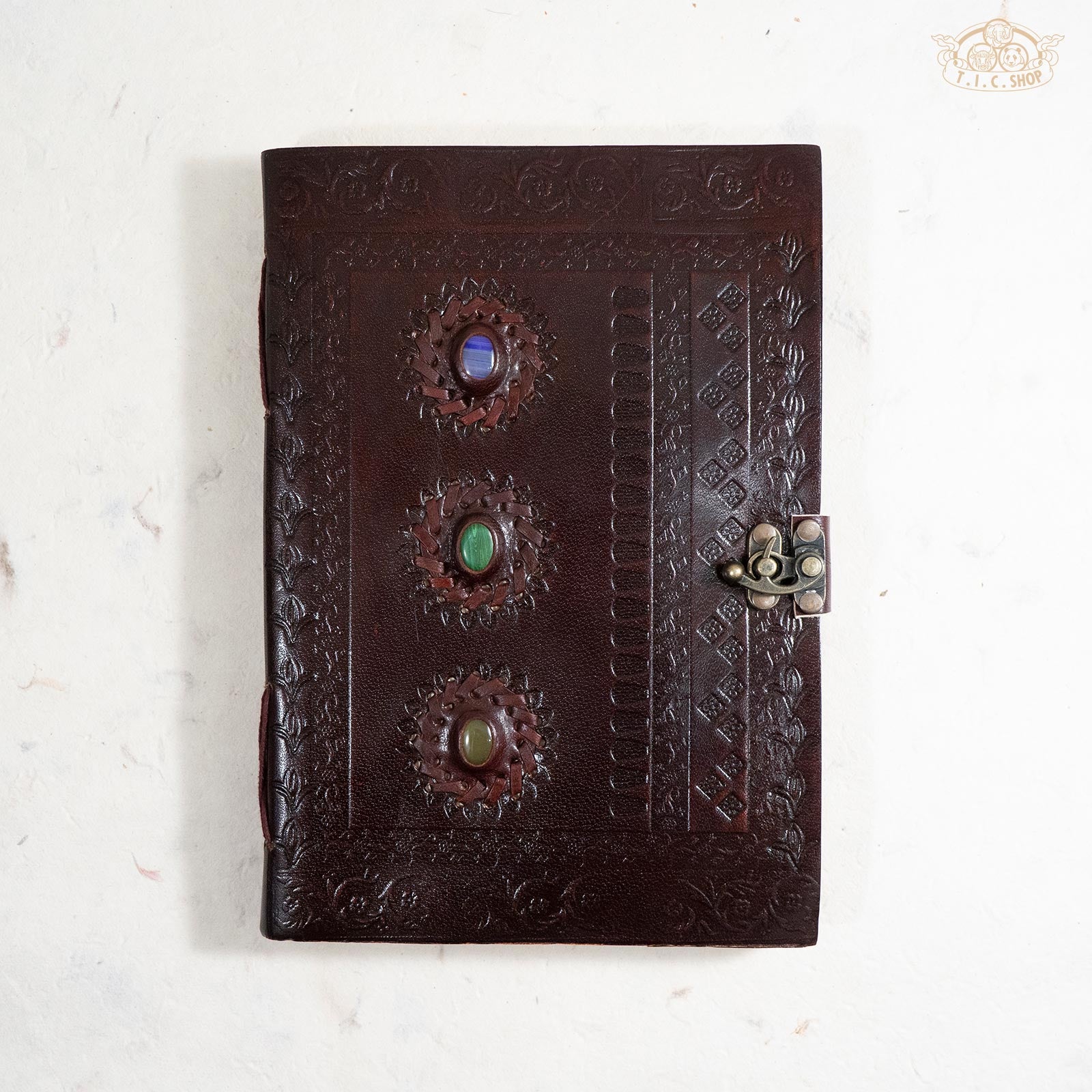 Leather Cover Lokta Paper Journal Notebook Large