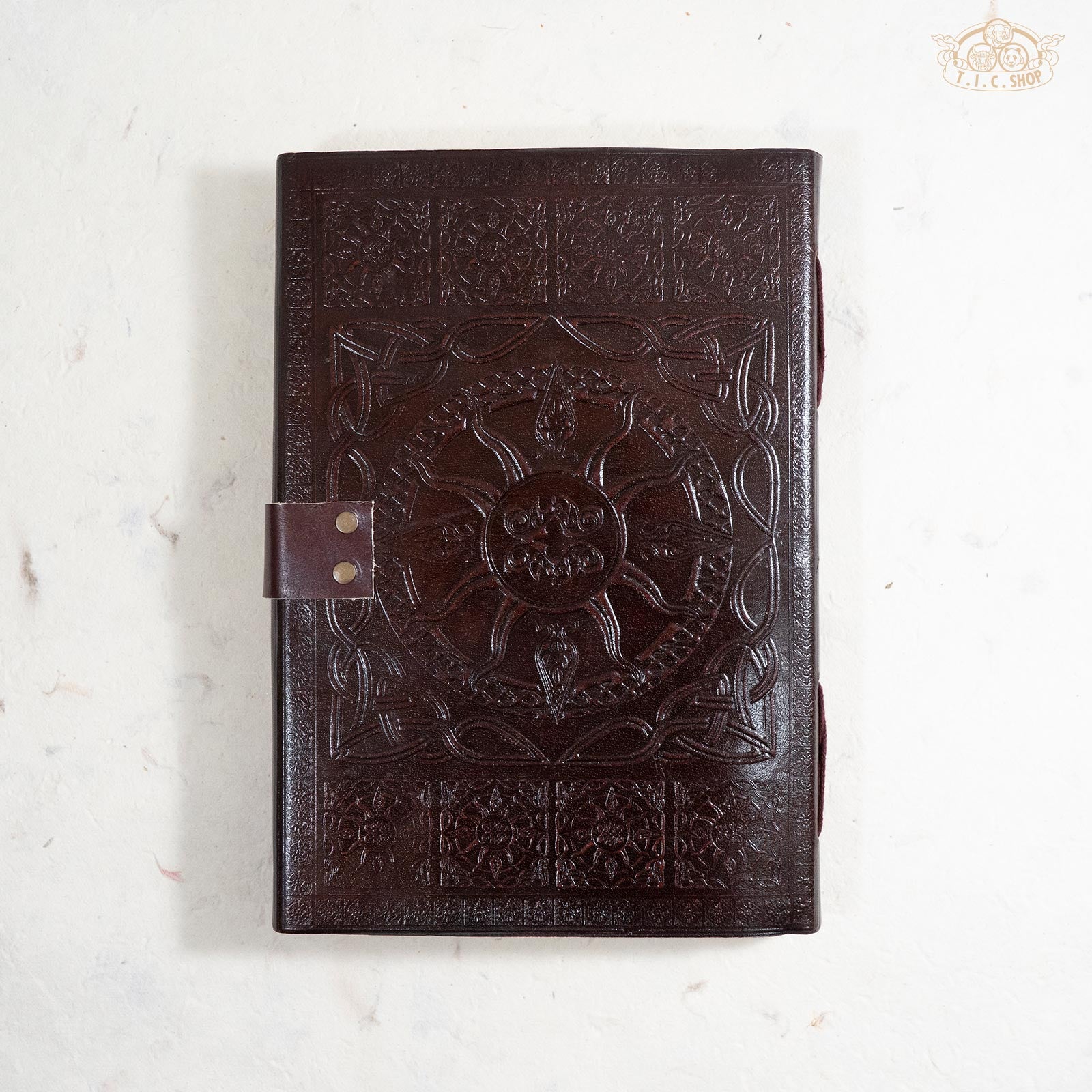Leather Cover Lokta Paper Journal Notebook Large