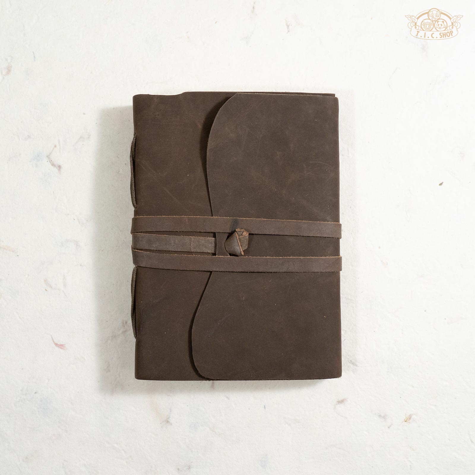 Leather Cover Lokta Paper Journal Notebook Medium