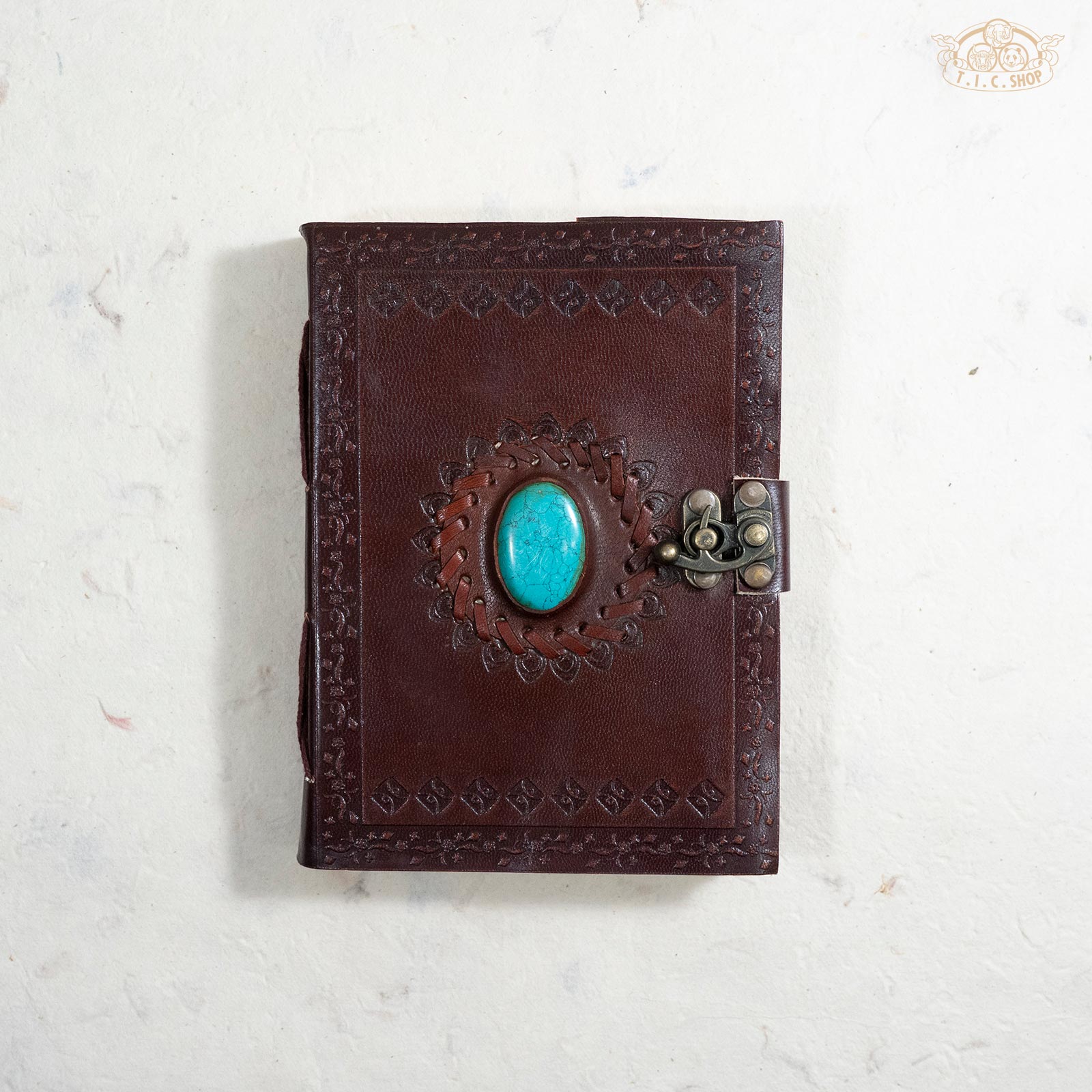 Leather Cover Lokta Paper Journal Notebook Medium