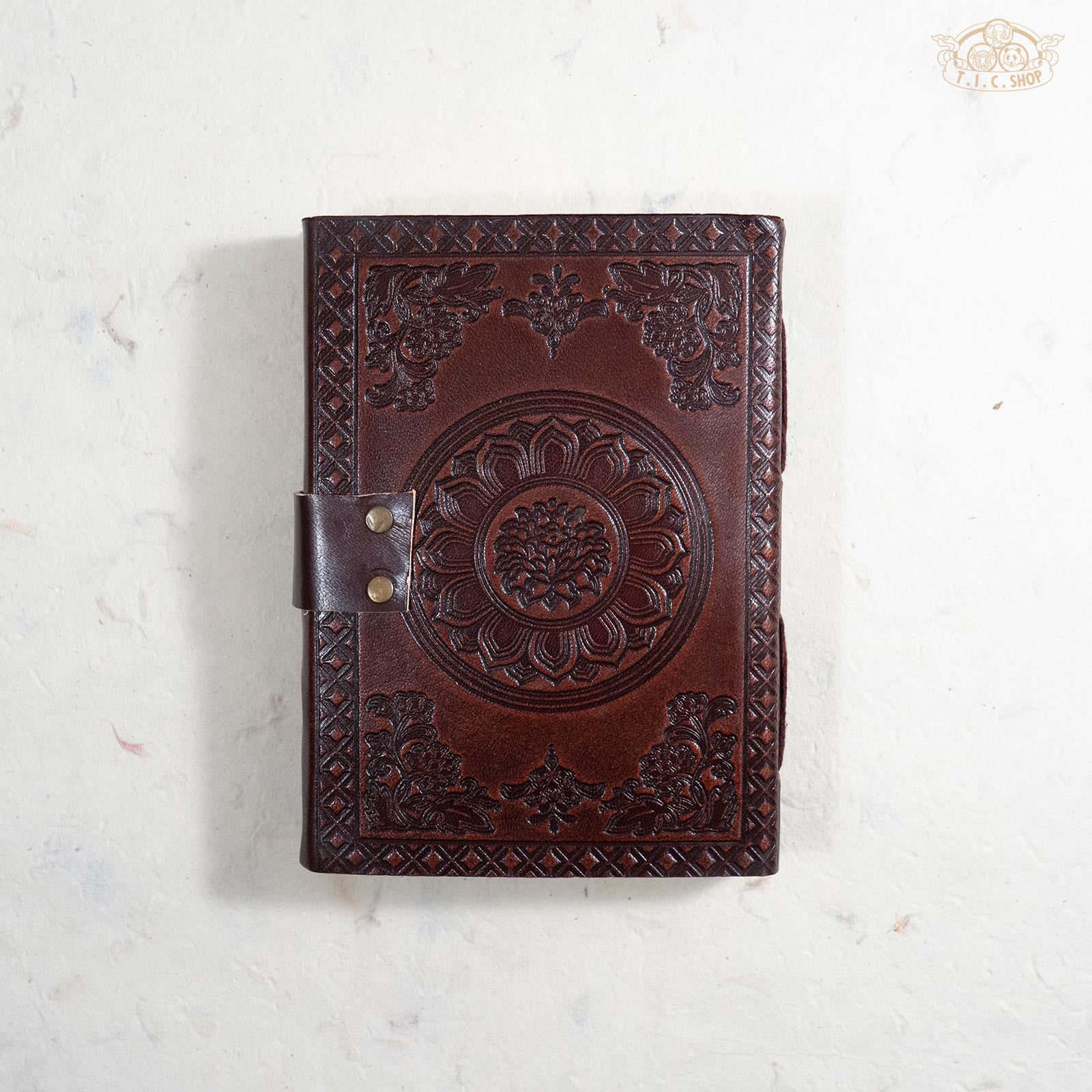 Leather Cover Lokta Paper Journal Notebook Medium