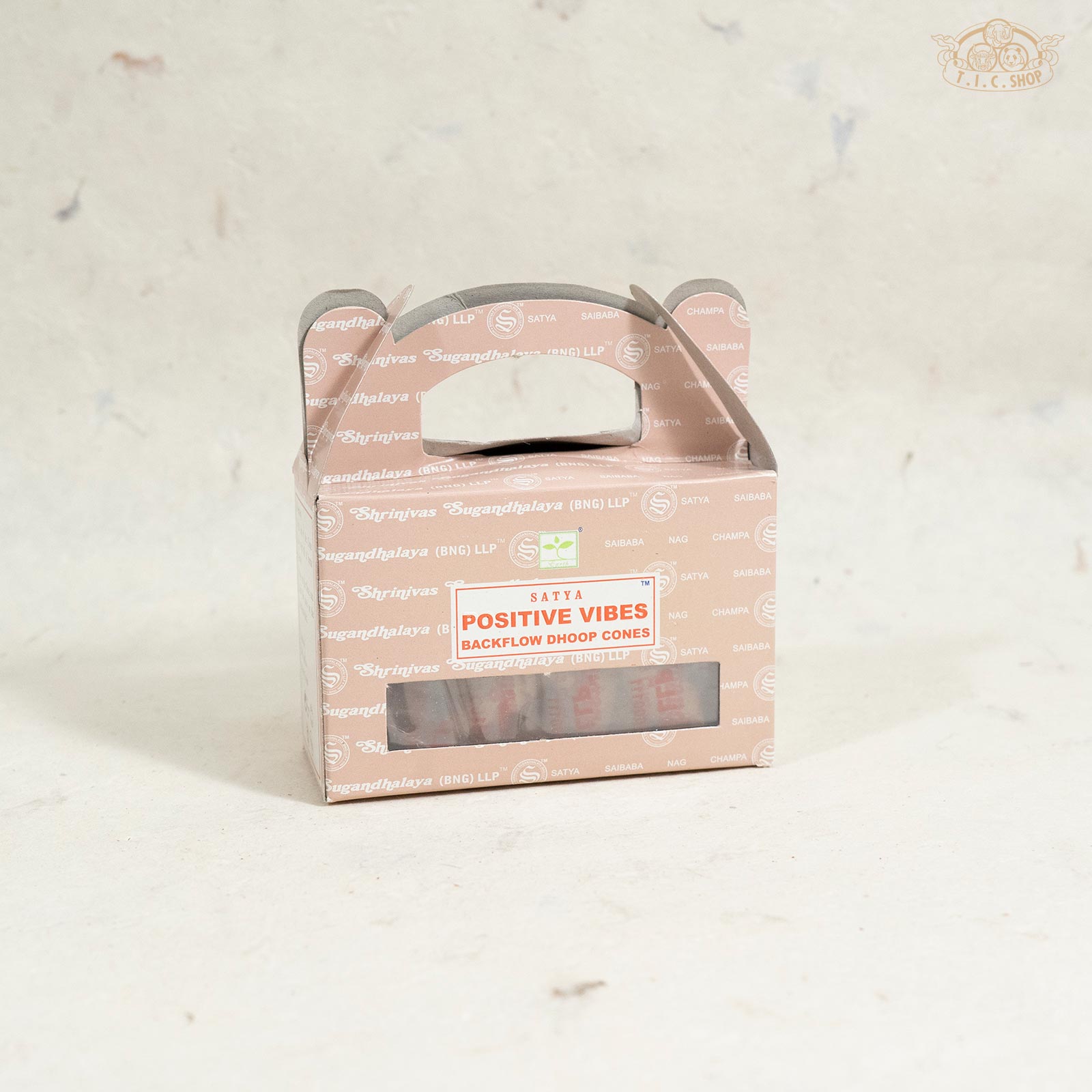 Positive Vibes Backflow Dhoop Satya Indian Incense Cones