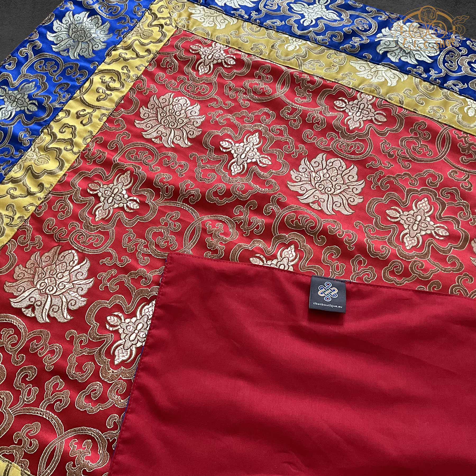 Tibetan Buddhist Brocade Altar Cloth Table Cover 80x80cm