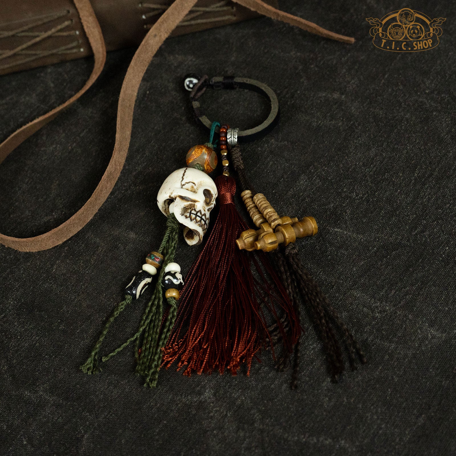 Tibetan Hand-Woven Hanging Amulet