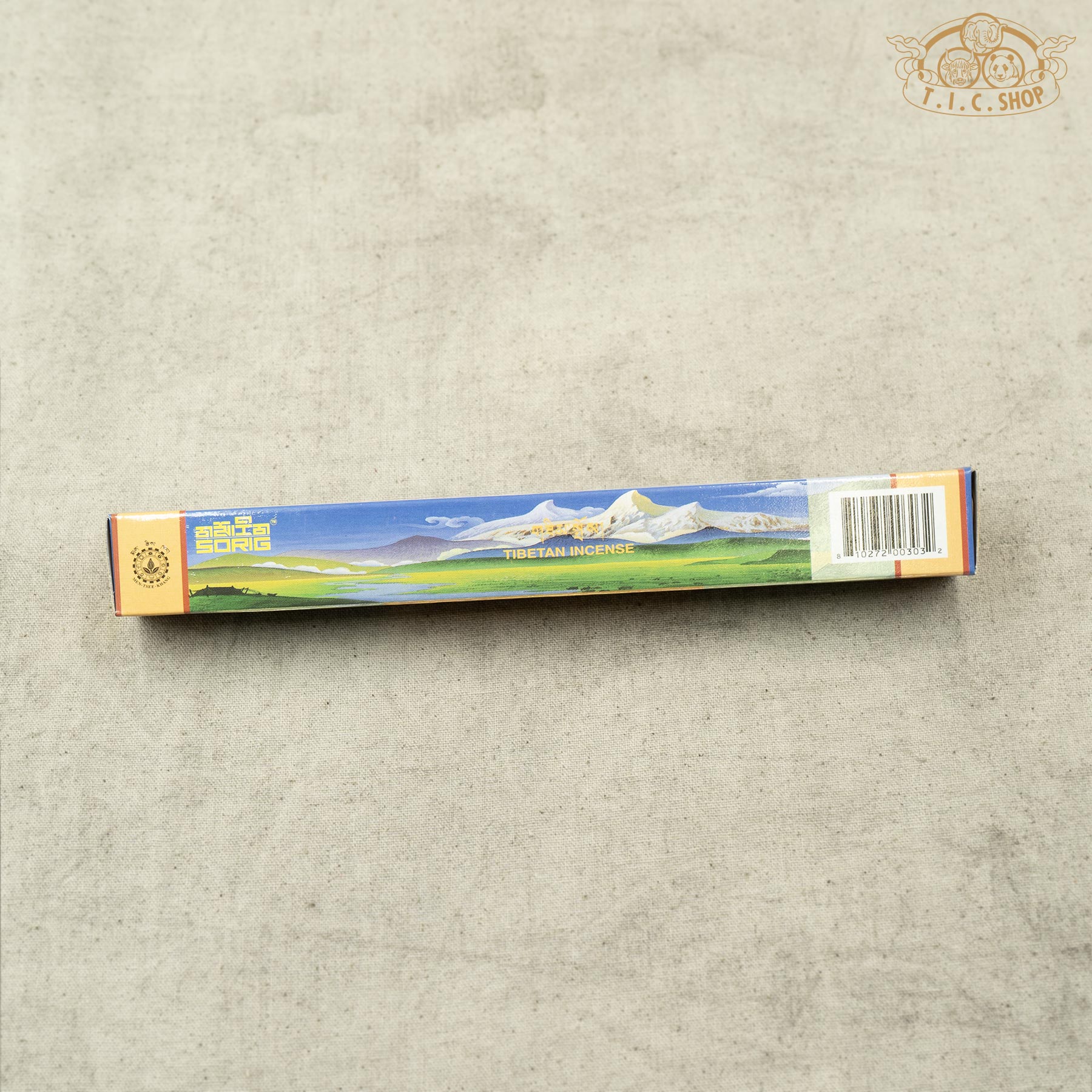 A pack of Sorig Tibetan Incense sticks for meditation and relaxation.