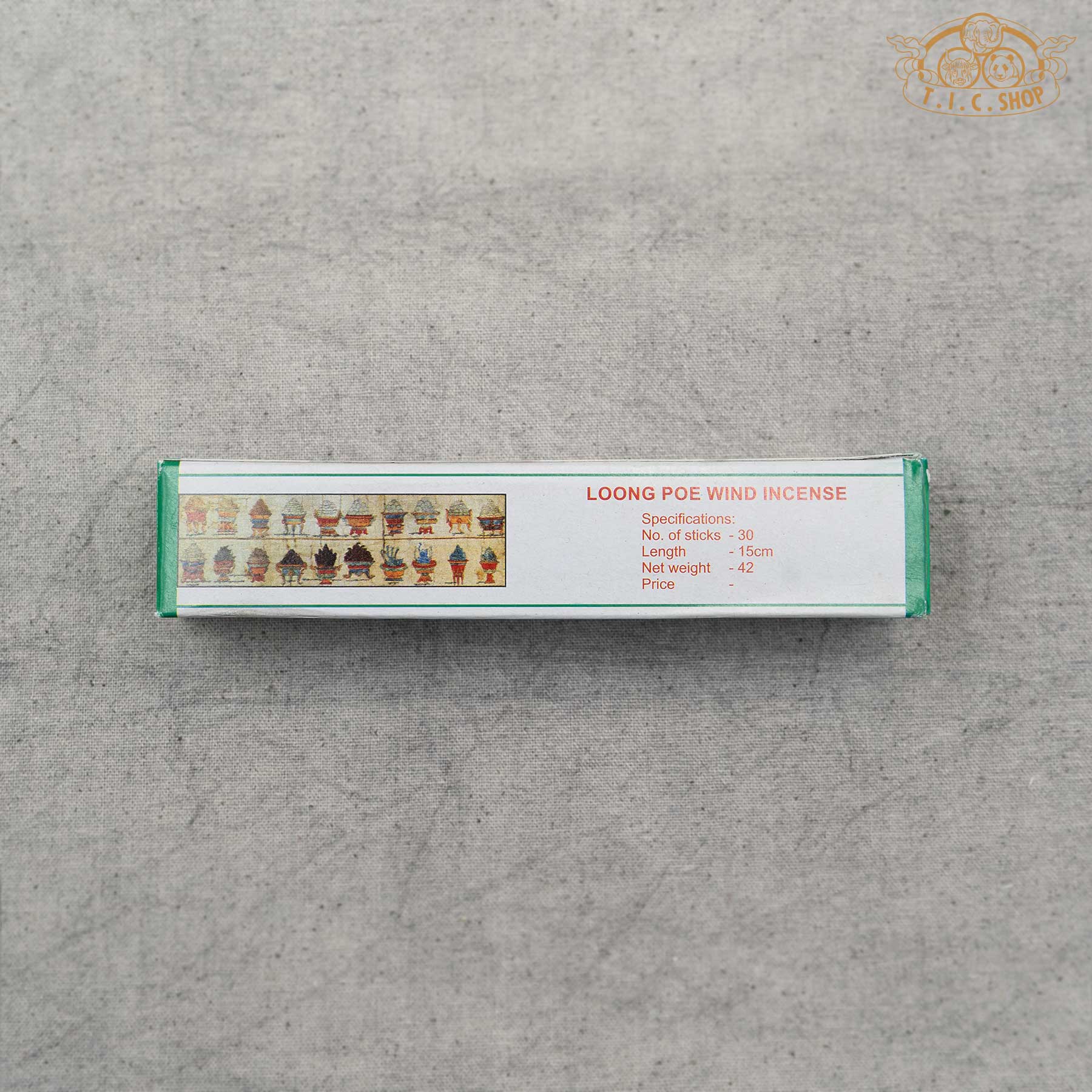 Loong Poe Tibetan herbal incense for wind imbalance and stress relief