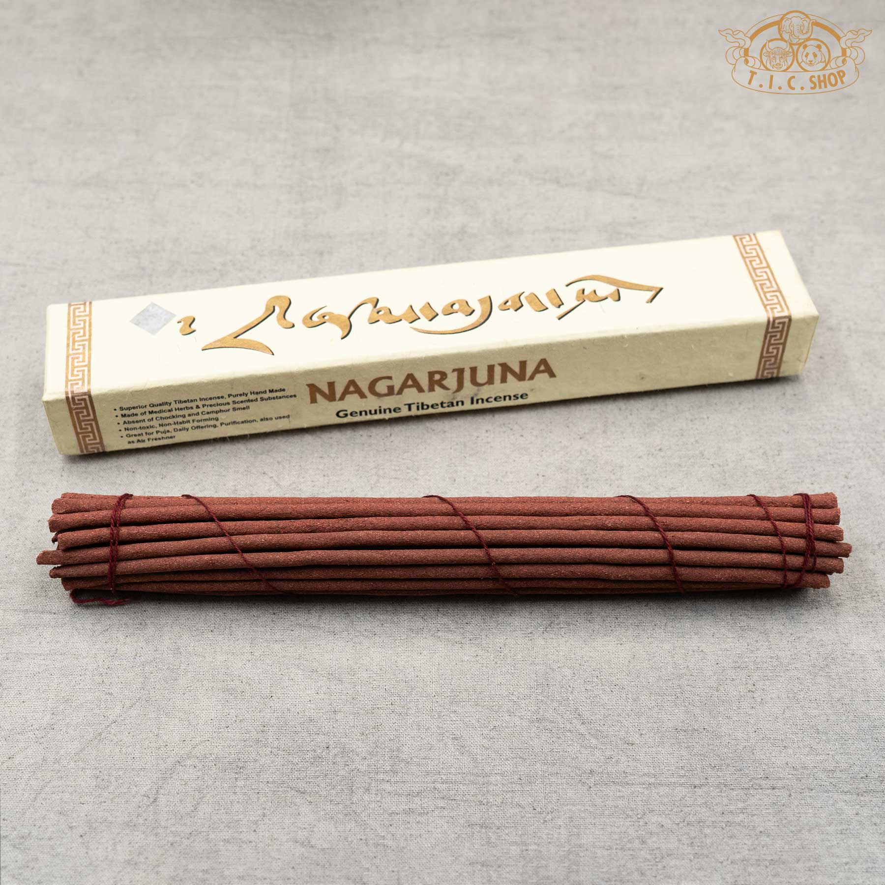Nagarjuna Genuine Tibetan incense package with incense sticks
