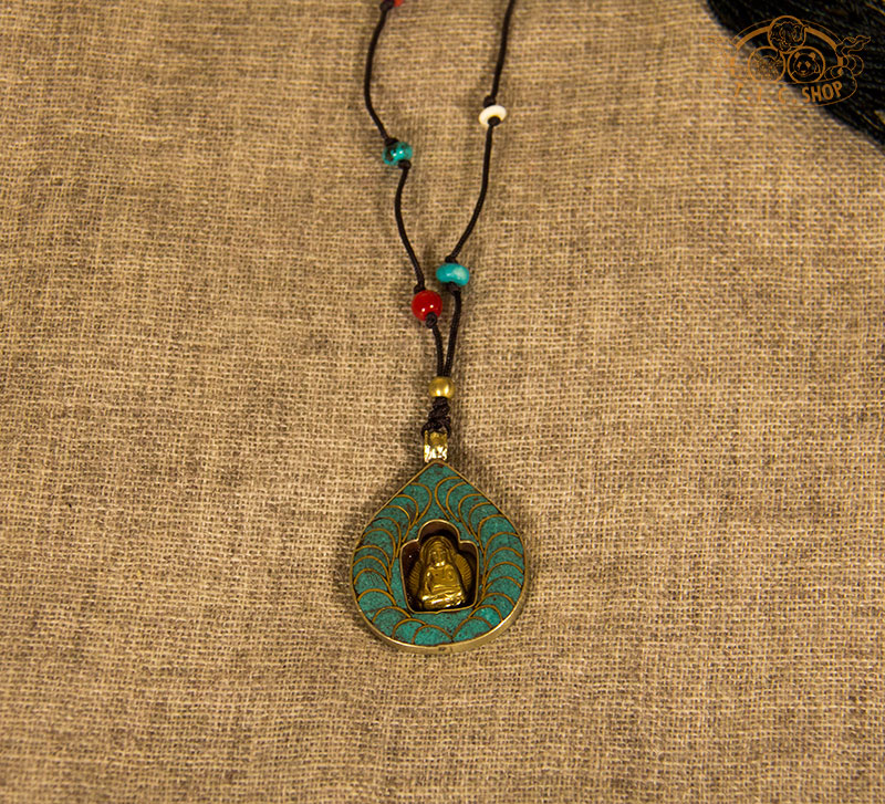 Buddha Tibetan Style Amulet Pendant Necklace