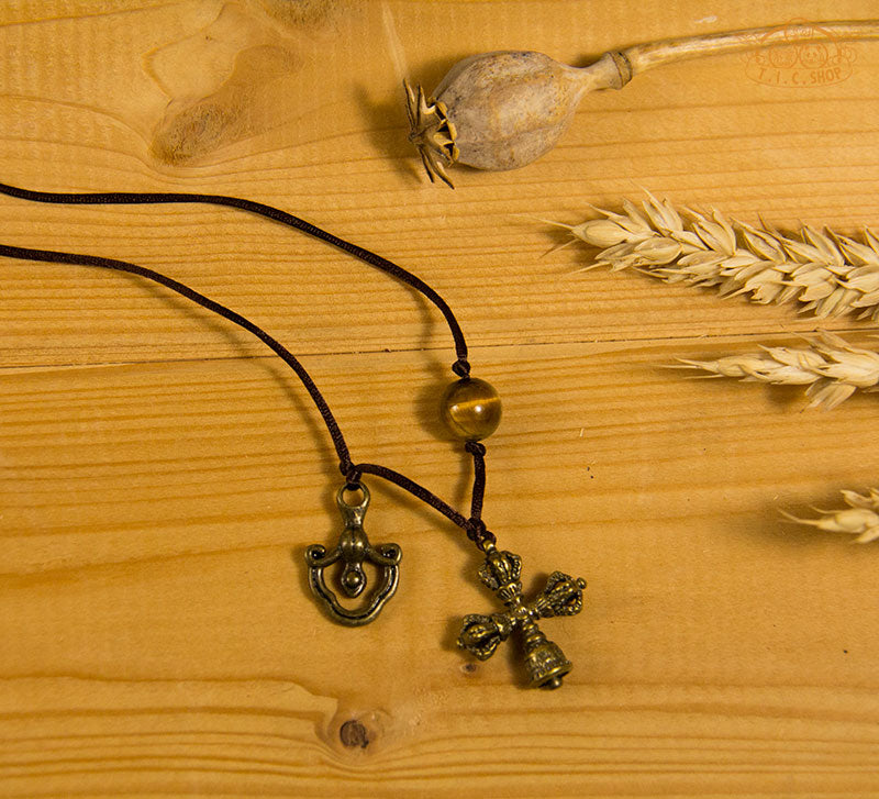 A-96】 Tibetan style necklace \u0026 Amulets - その他