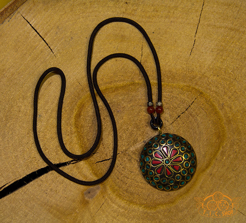 Gathered Strength Tibetan Style Pendant Necklace