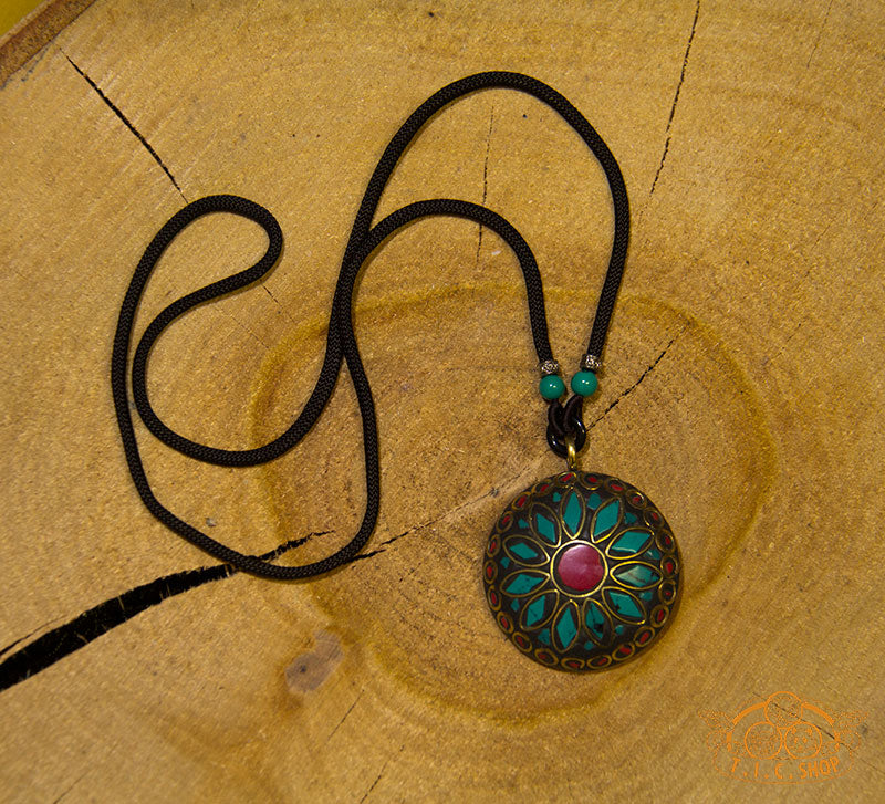 Gathered Strength Tibetan Style Pendant Necklace