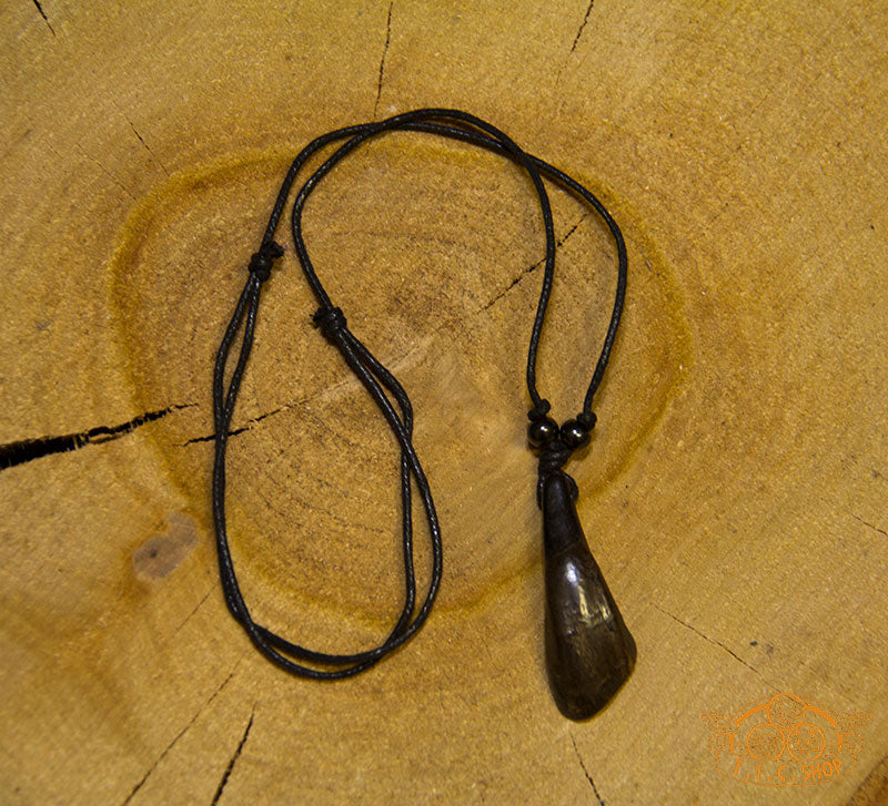 Yak Bone Amulet Pendant Necklace