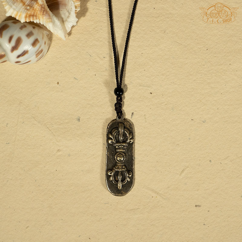 Vajra Symbol Metal Pendant Necklace