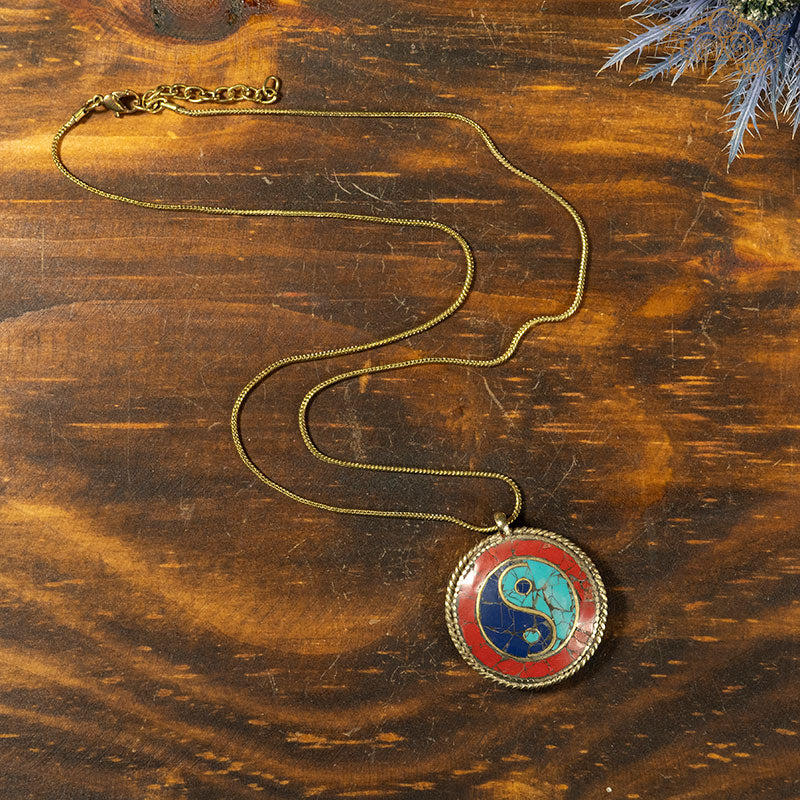 Handmade Yin-Yang symbol Necklace