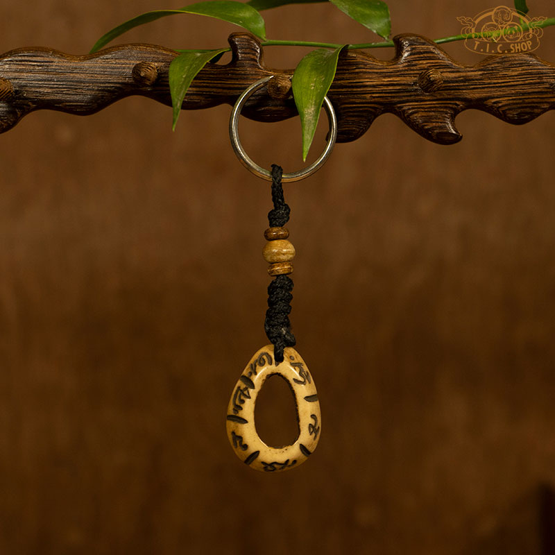Handcrafted Yak Bone Key Chain