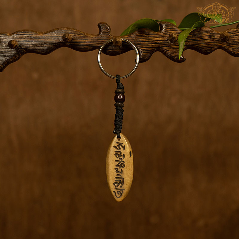 Handcrafted Yak Bone Key Chain