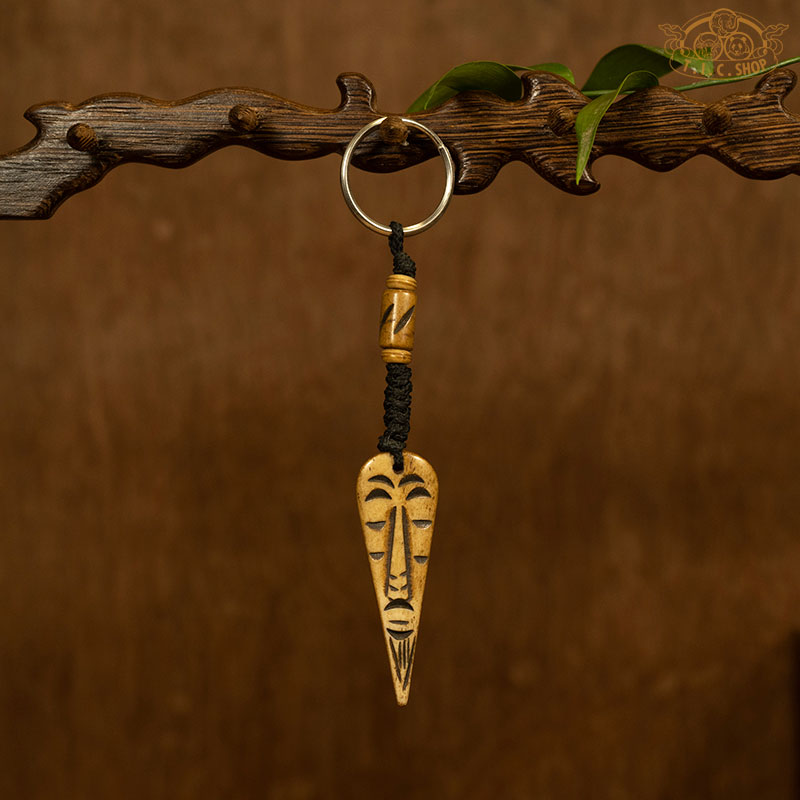 Handcrafted Yak Bone Key Chain
