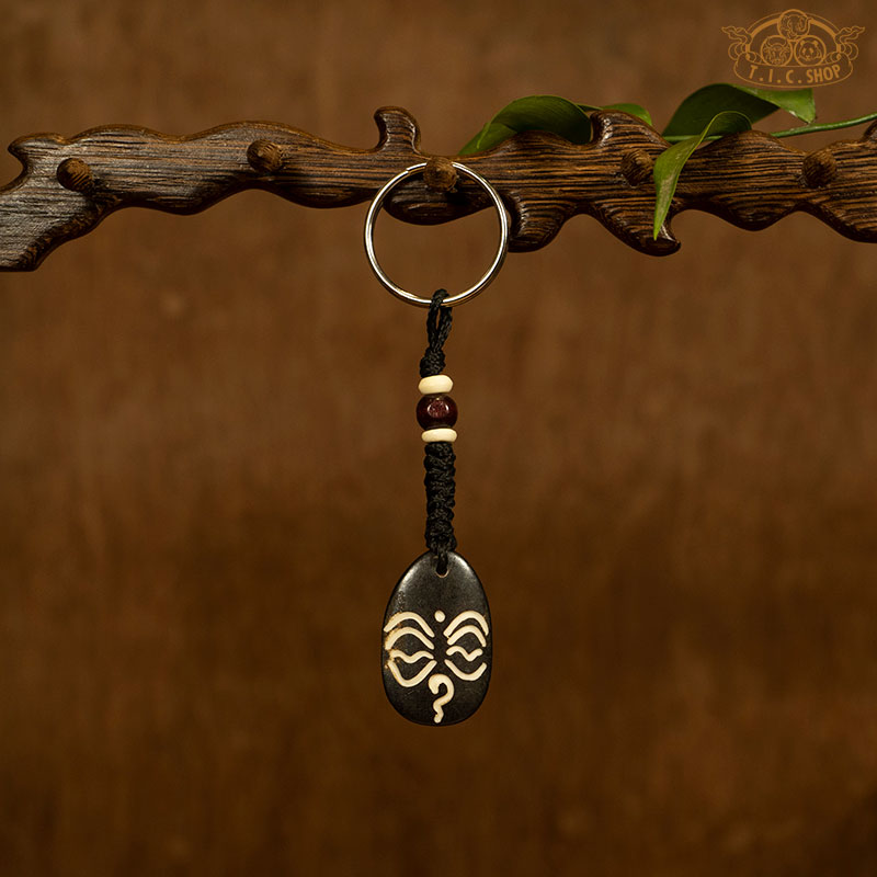Handcrafted Yak Bone Key Chain