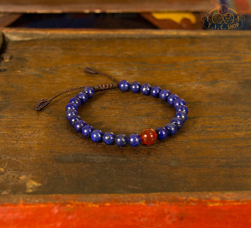 Lapis Lazuli 6 mm Beads Bracelet