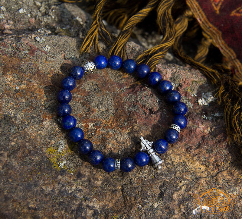 Lapis Lazuli 6 mm Beads Bracelet