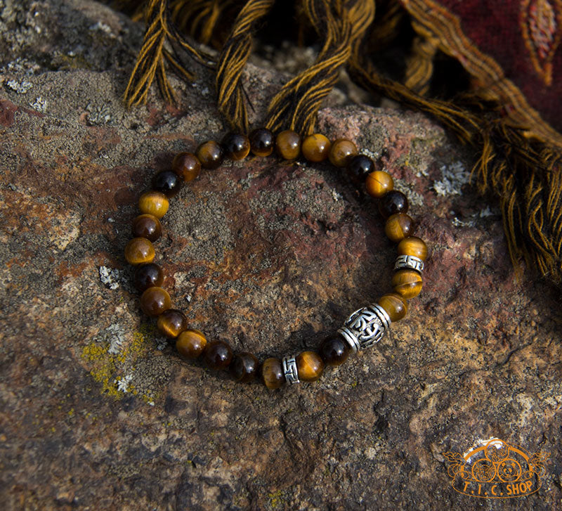 Tiger Eye 6 mm Beads Bracelet