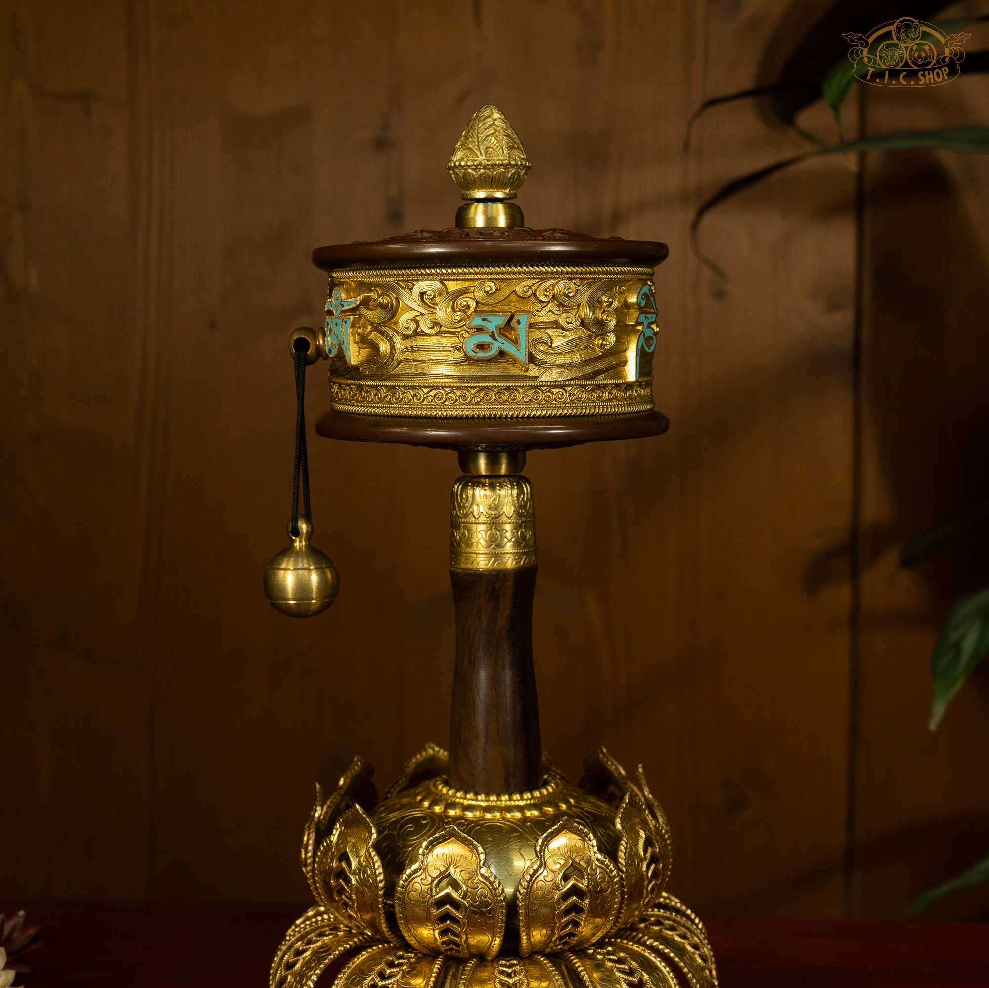 Hand-held Prayer Wheel with Stand